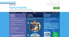 Desktop Screenshot of dnvglhealthcare.com